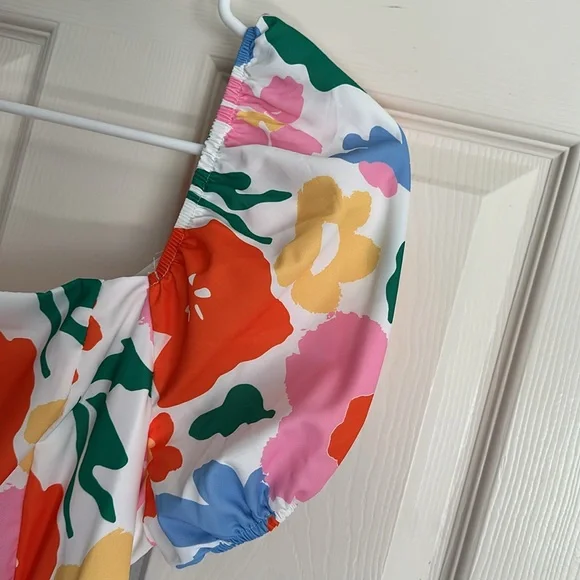 SHEIN Vacay Women Boho Holiday Floral
Red blue Orange Casual Dress Large NWT - Picture 9 of 9